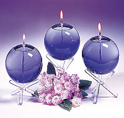 Tripod Sphere Oil Candles 2