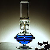 glass dimensions oil lamp